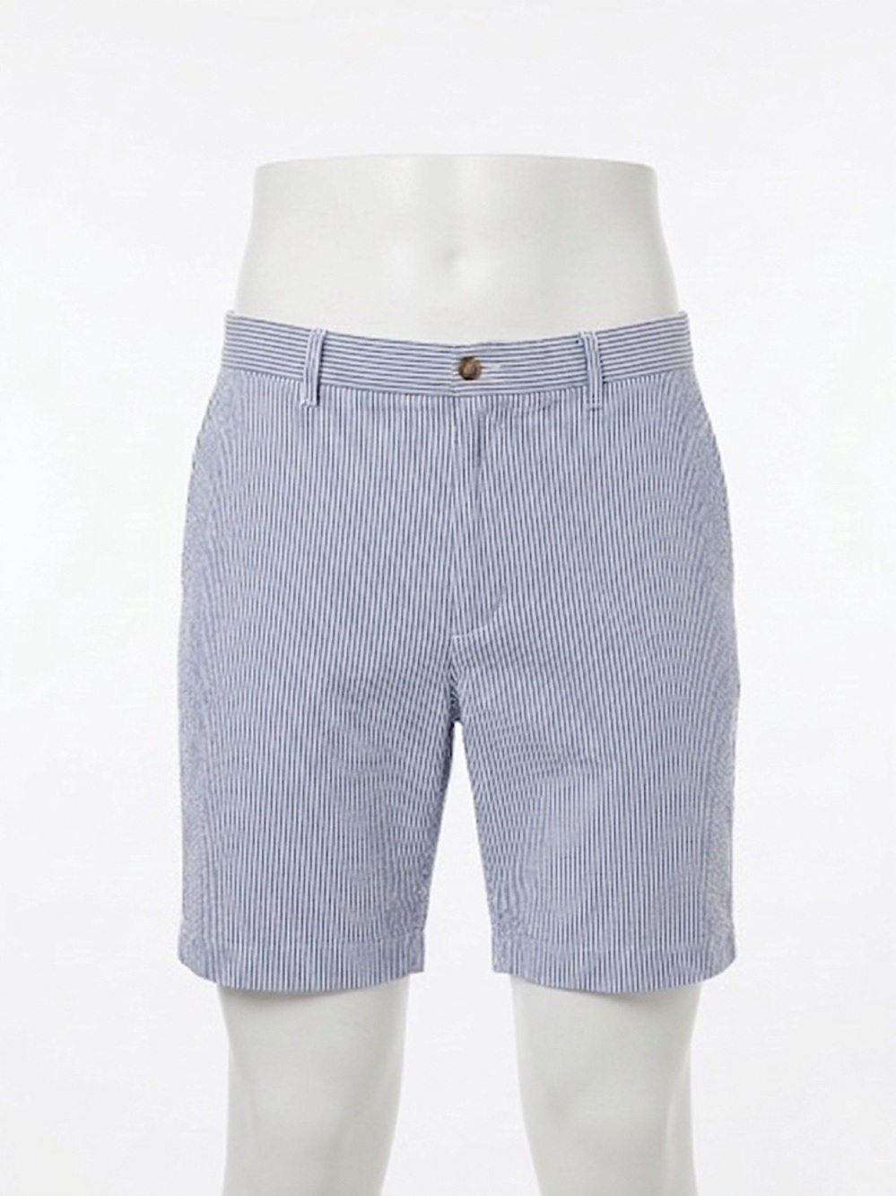 Polo Ralph Lauren Blue Seersucker Stretch Classic Shorts - Size 38